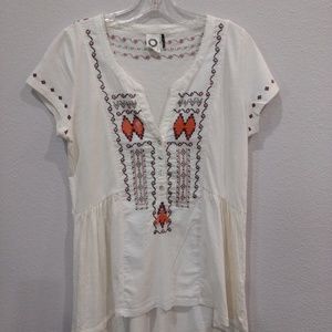 "Anthro" Embordered sequins top!